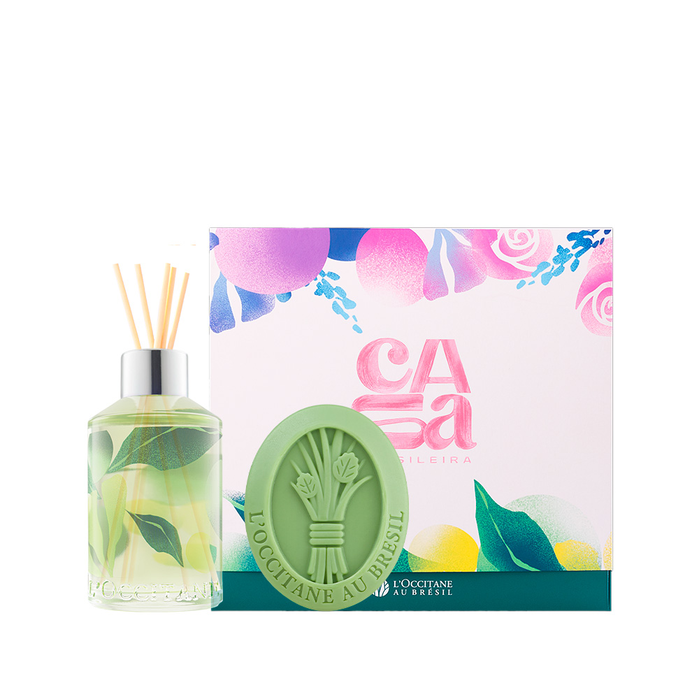 Presente Sabonete Capim-Lim&atilde;o e Aromatizador Frescor Revigorante, ,  large image number 0